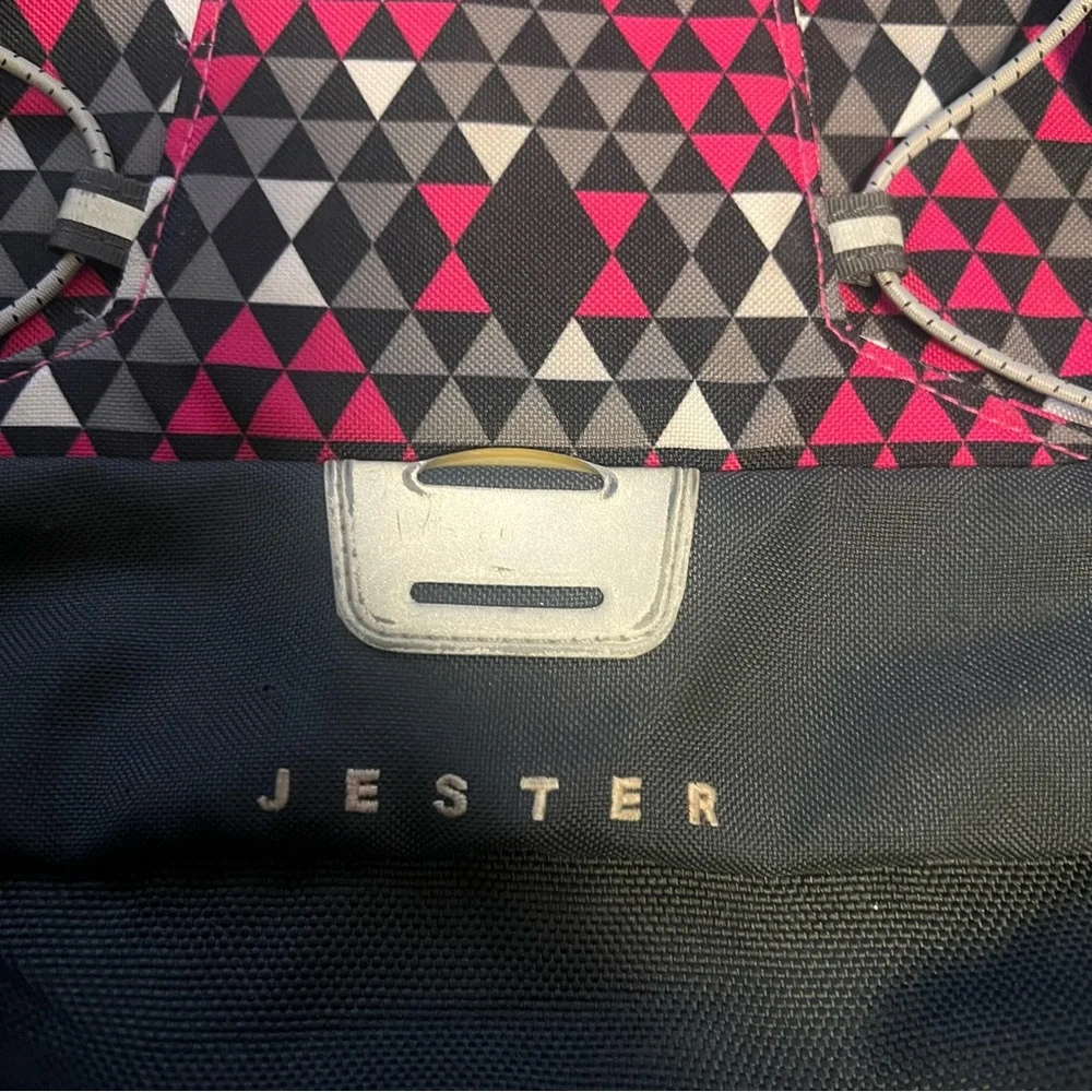 The North Face‎ Jester Backpack Black Pink White Checkered